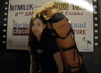 25Kgのバッグを背負う!