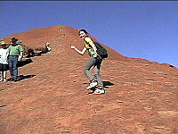 エアーズロック登岩のAkikoさん